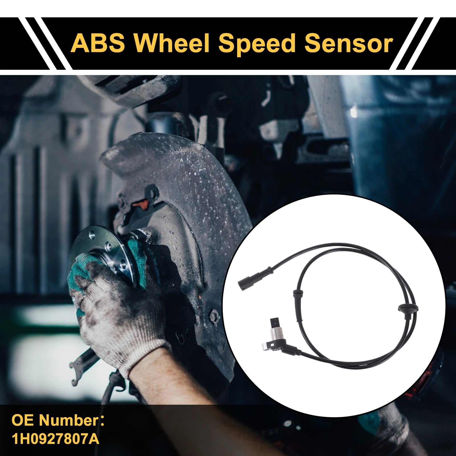 ABS Wheel Speed Sensor Front for Volkswagen Golf (1992–1995)
