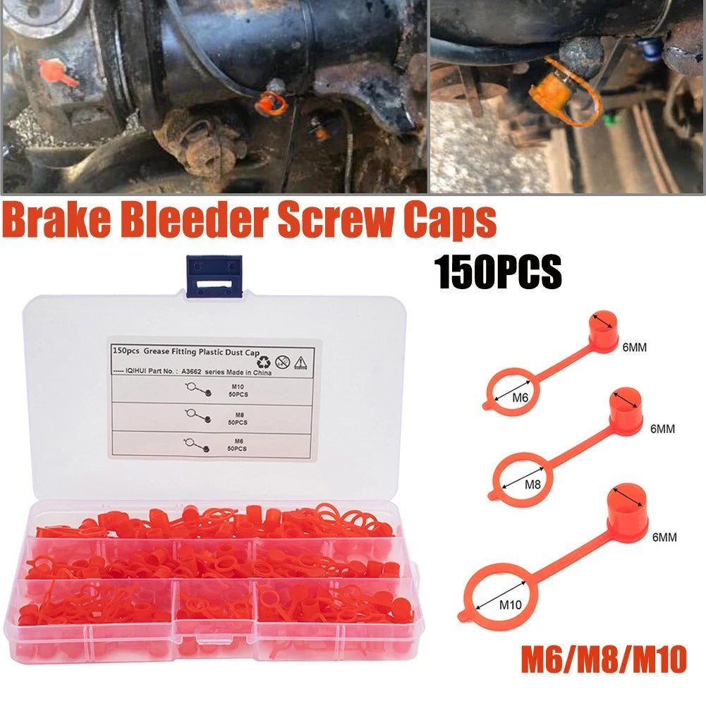 Brake Bleeder Cap Nozzle Hat Screw Cover Fitting for
