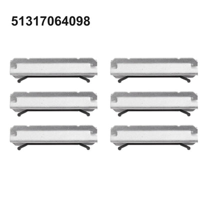 Set of 6 Front Windshield Molding Clips for BMW E60 E83