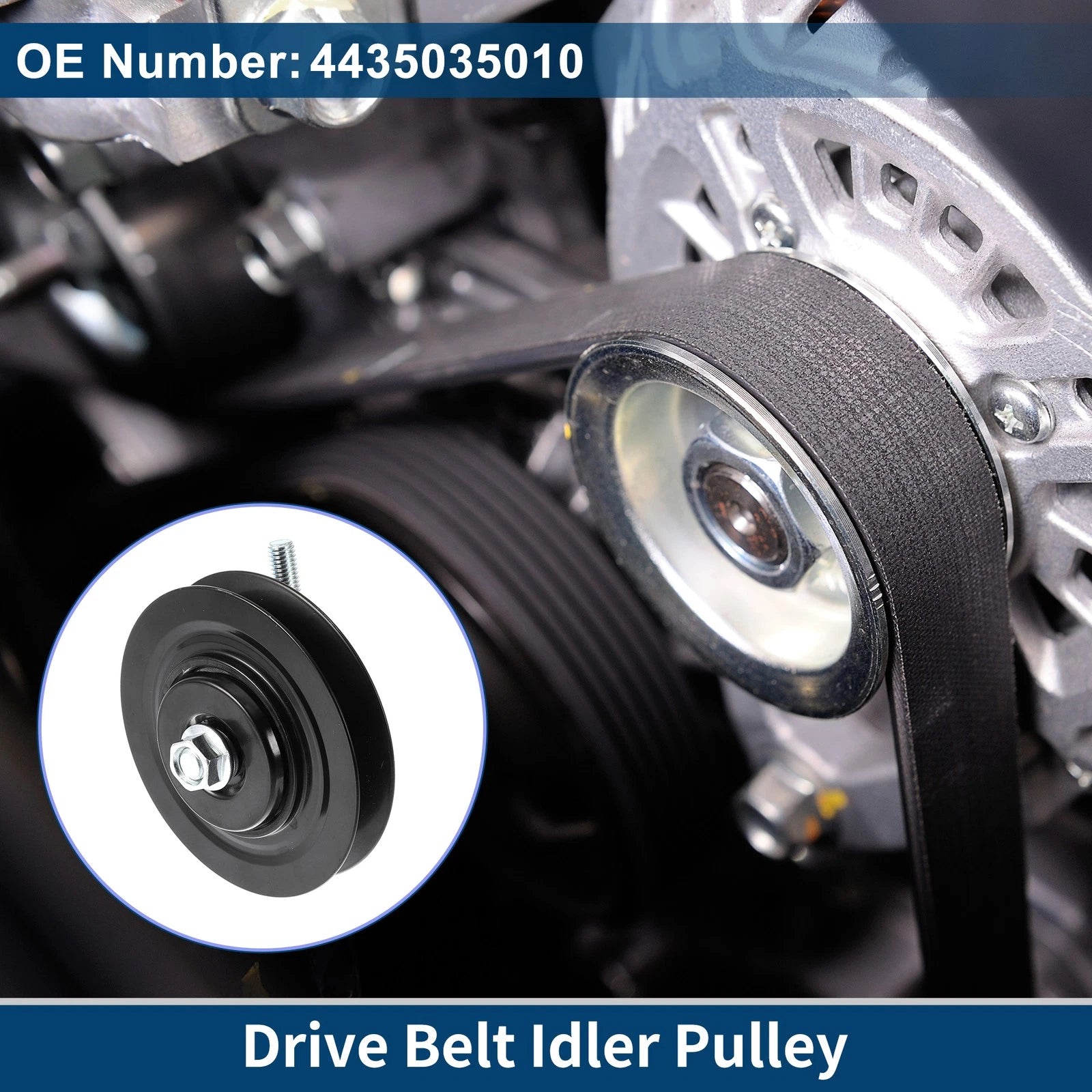 Drive Belt Idler Pulley Replacement for Toyota Pickup (1987–1995)