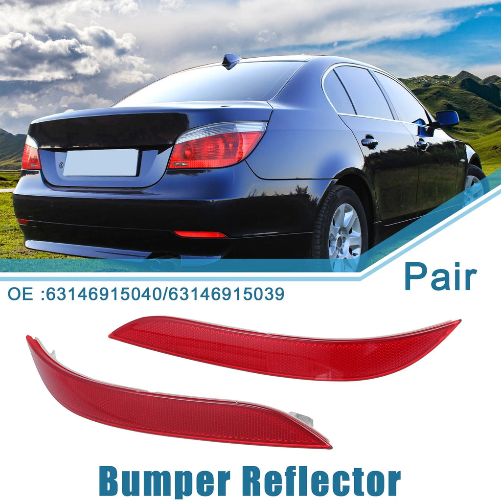 Rear Reflector Strip Pair Replacement for BMW 5 Series E60 E61 (2004–2007)