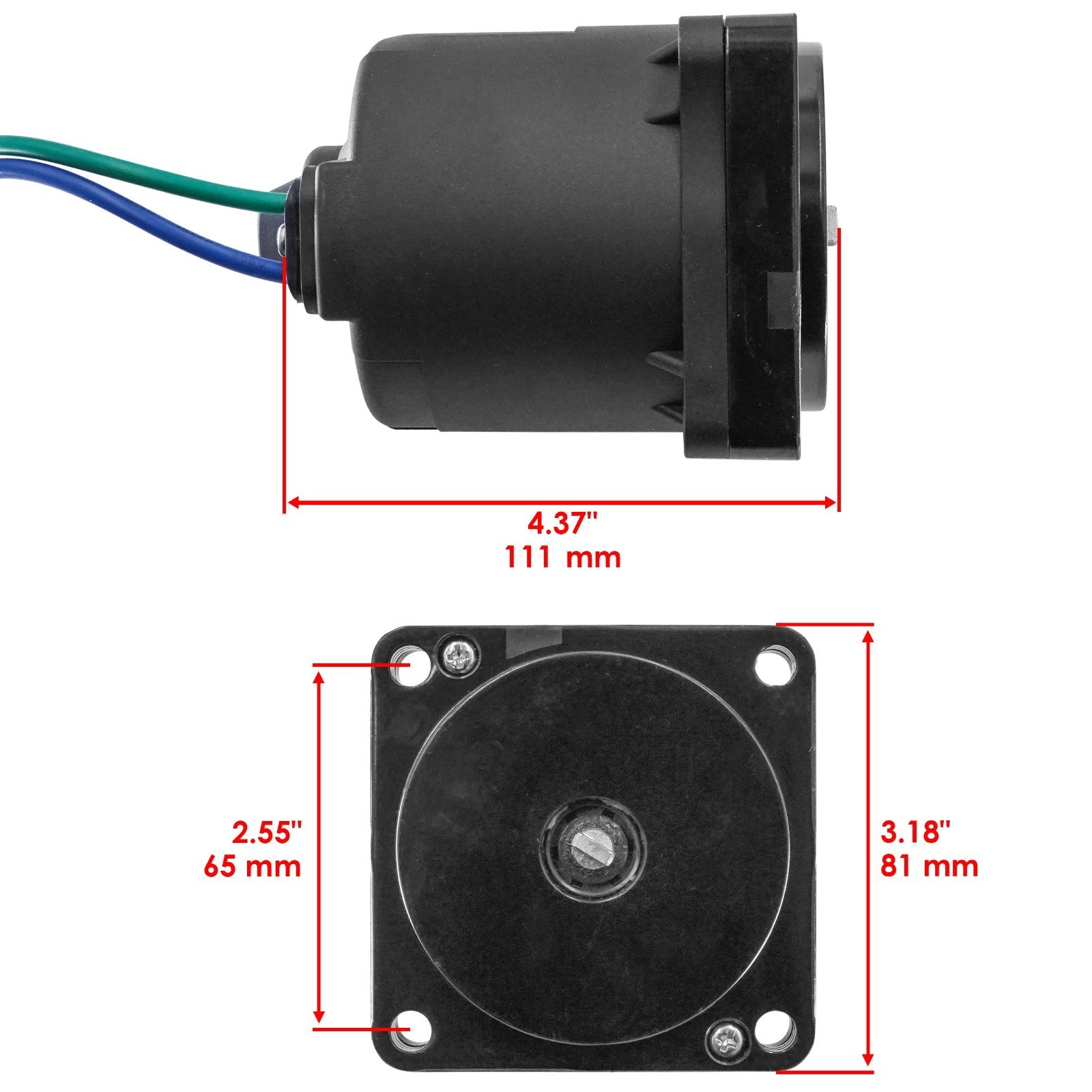 New Trim Motor Replacement for OMC Evinrude Johnson (1991–On)