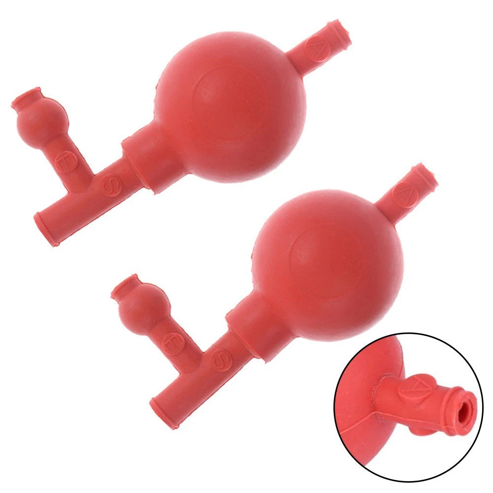 2X Rubber Pipette Filler for Laboratory Applications