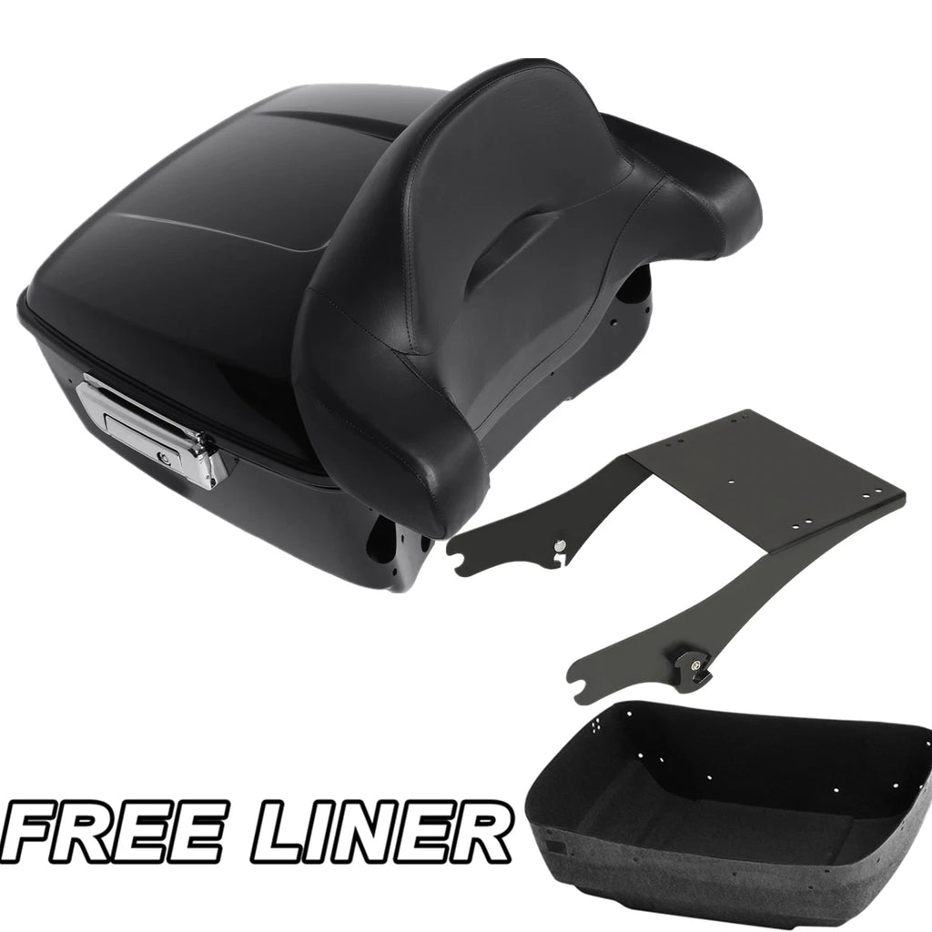 King Trunk Backrest Pad for Harley Road Glide (1997–2008)