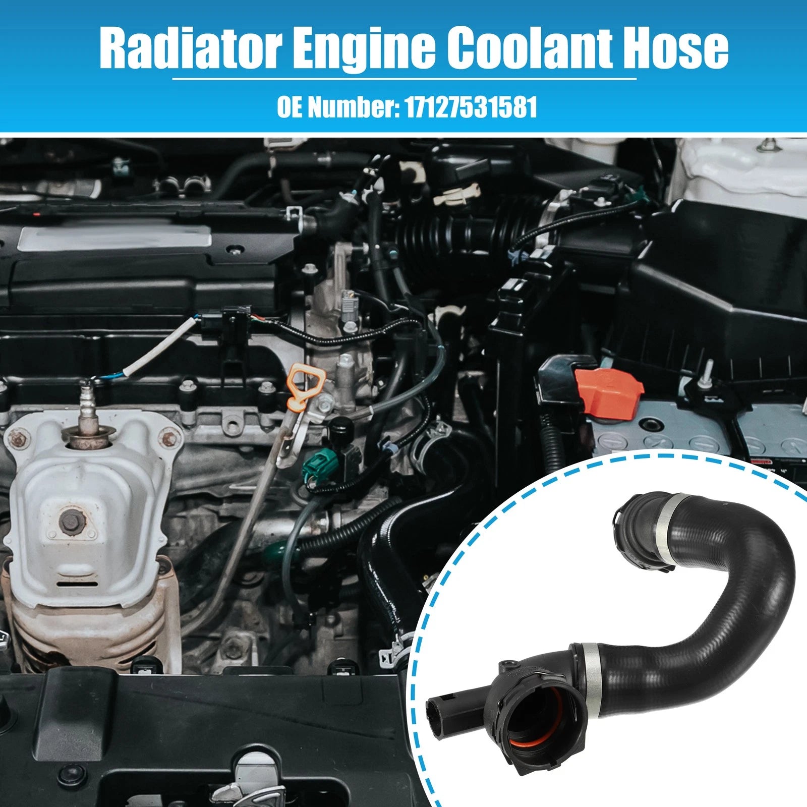 Radiator Coolant Hose for BMW 128i 2008–2013 Replacement Lower