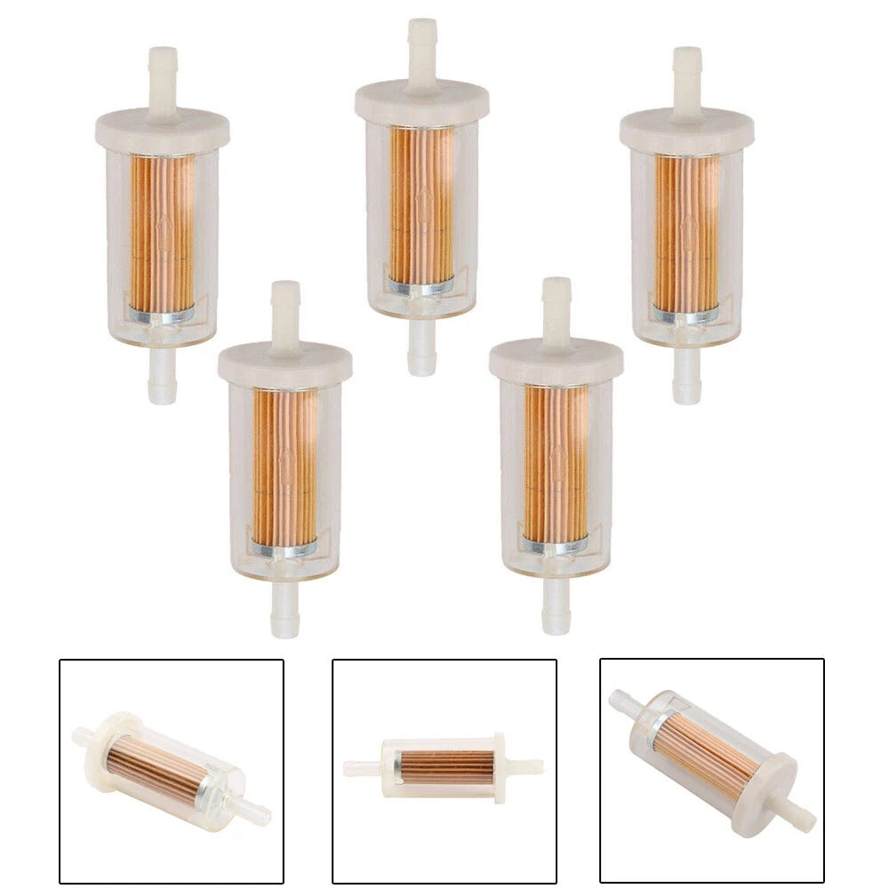 5pc Fuel Filter for Briggs & Stratton (695666, 5065, 5065D, 5065K, 14469B)