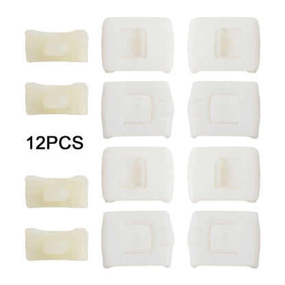 12X Seat Rail Runner Slider Guide Clips for VW Golf Corrado (MK1 MK2 MK3)