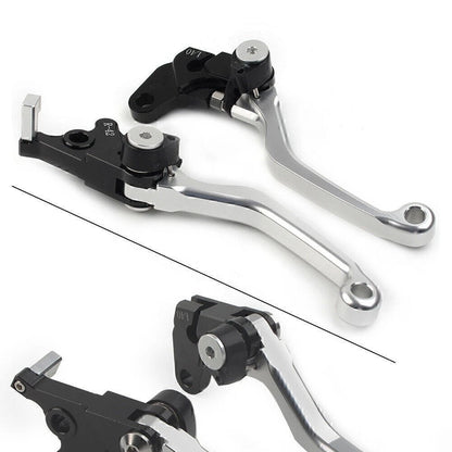 CNC Pivot Clutch Brake Levers for Suzuki DRZ400S DRZ400SM DRZ400E (2000–2022) SILVER