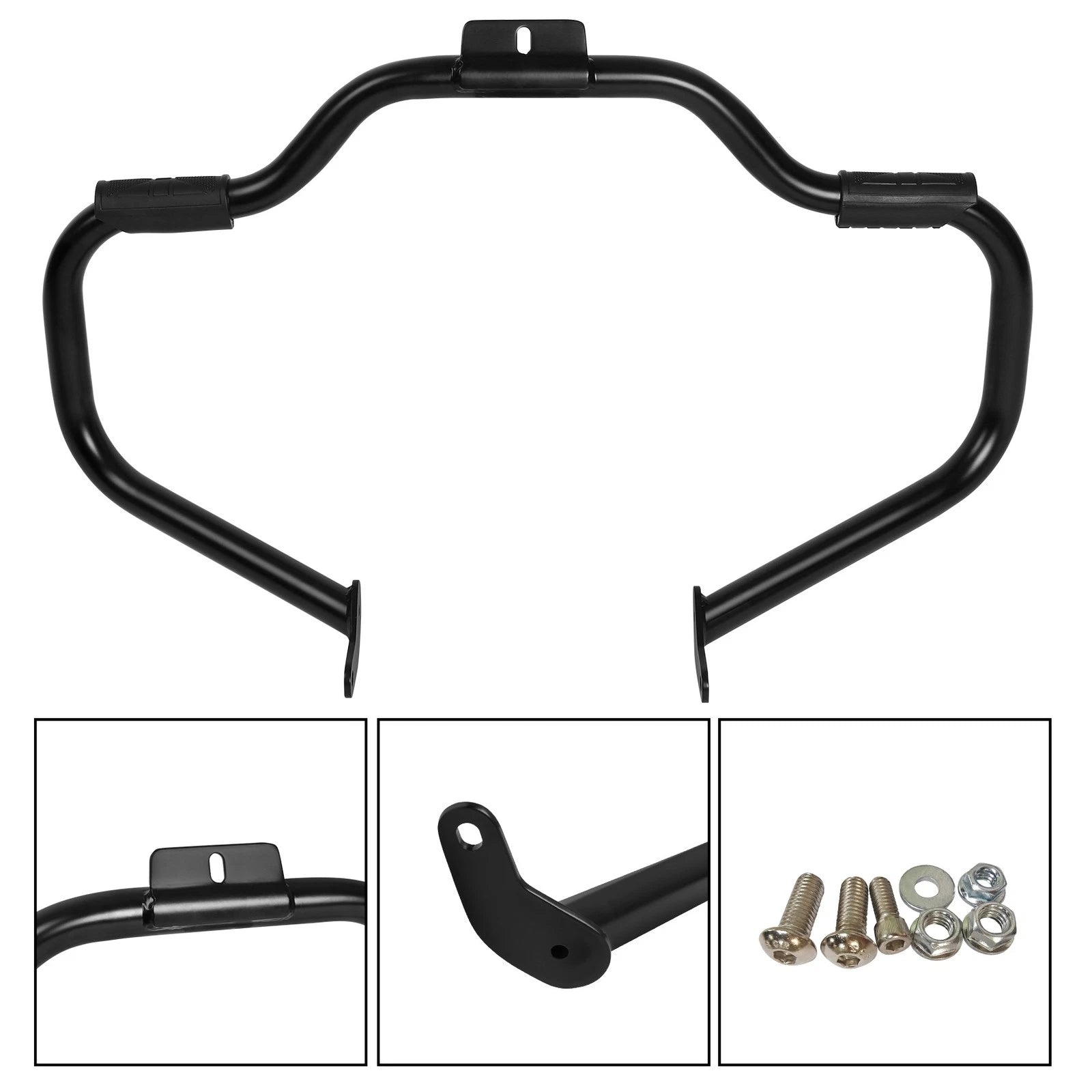 Mustache Engine Guard Crash Bar for Harley Softail Fatboy (2000–2017)