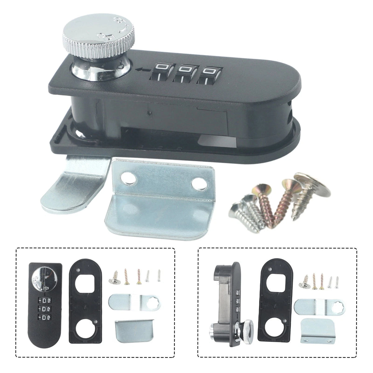 Cabinet Code Locks 75mm x 29mm Keyless (Modern Design)