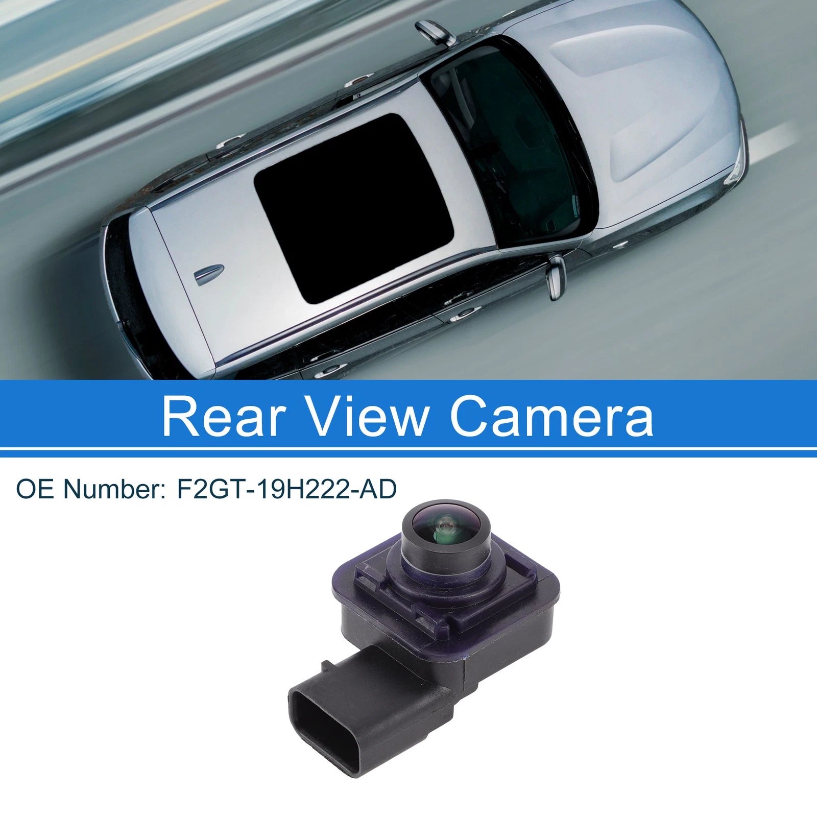 Rear View Camera Backup Replacement 120-180° for Ford Edge (2015–2016)