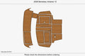 EVA Foam Teak Deck Flooring Mat for Beneteau Antares 12 (2008)