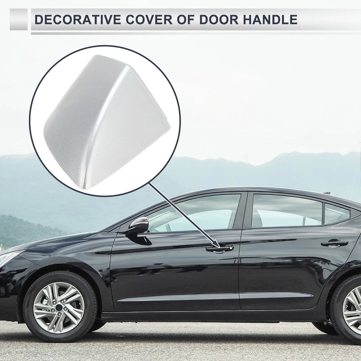 Front Left Door Handle Lock Cylinder Cover for VW (5KD837879)