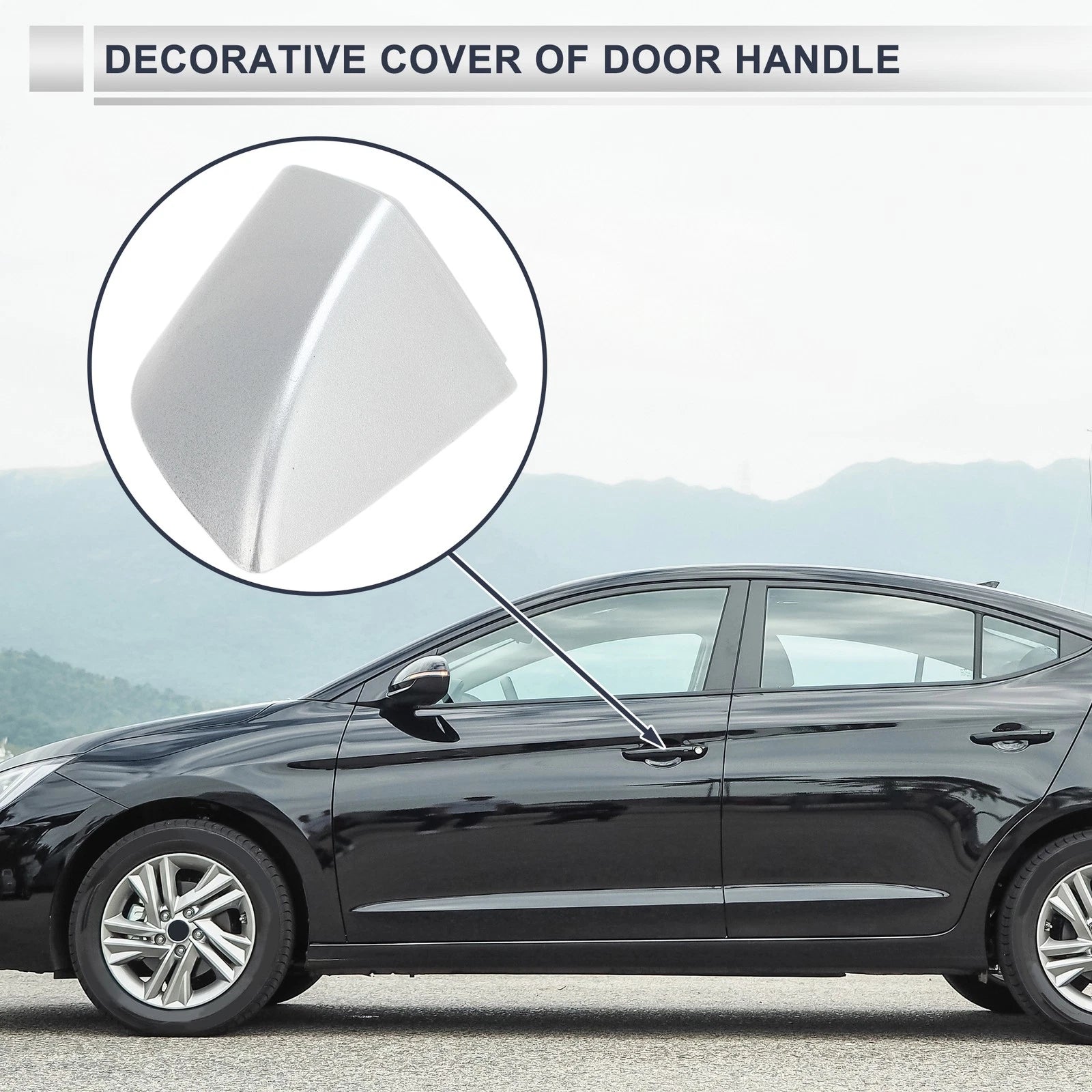 Front Left Door Handle Lock Cylinder Cover for VW (5KD837879)