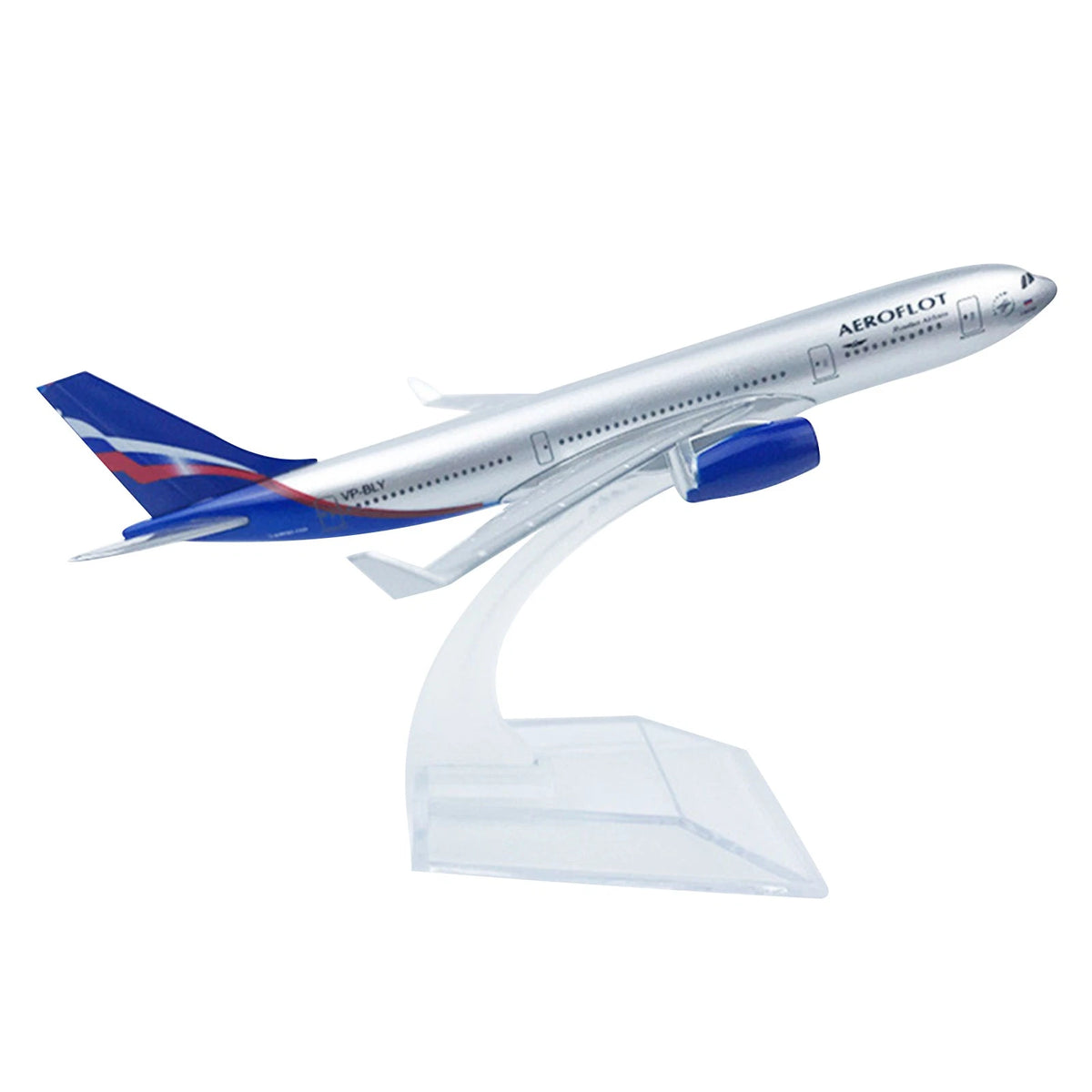 A380 Aircraft Model for Russian Airlines (16cm)