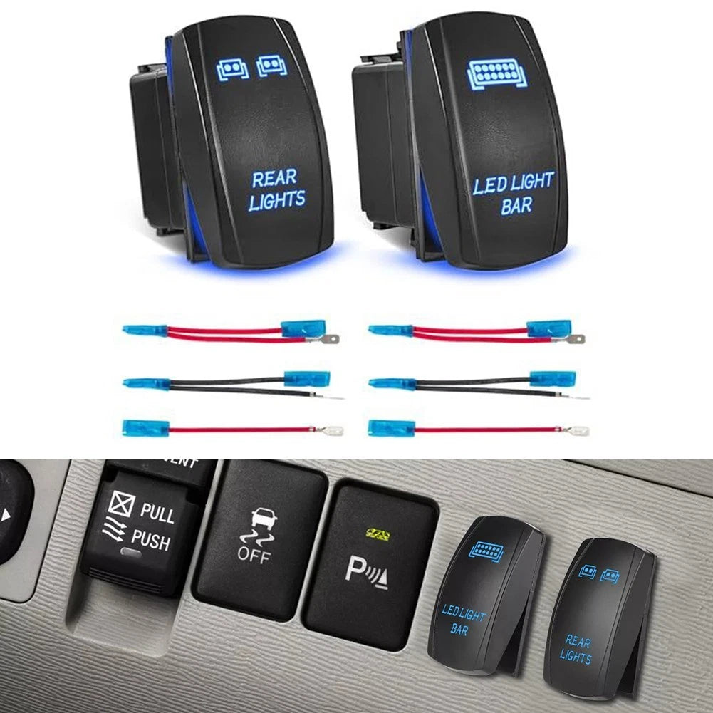 5 Pin Rocker Switch Set for Vehicle Lighting