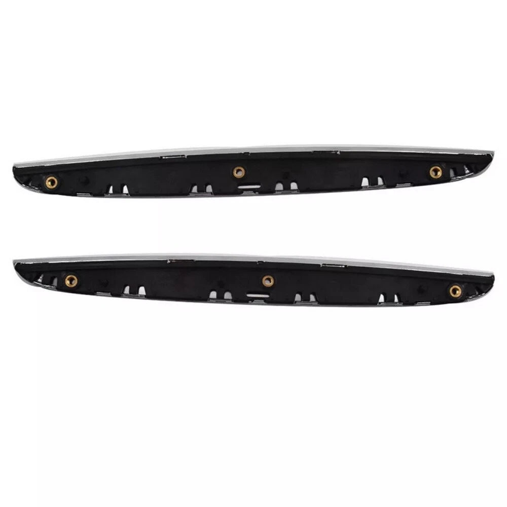 2Pcs Front Hood Cover Chrome Trim for BMW 3 Series E90 E91 (2006–2008)