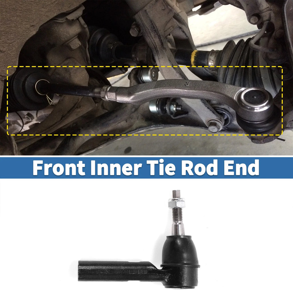 2pcs Front Outer Tie Rod End Links Replacement for Chevrolet Camaro (2012–2015)