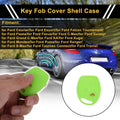 Light Blue Glow Car Key Case for Ford Courier (2016–2023) - 3 Buttons