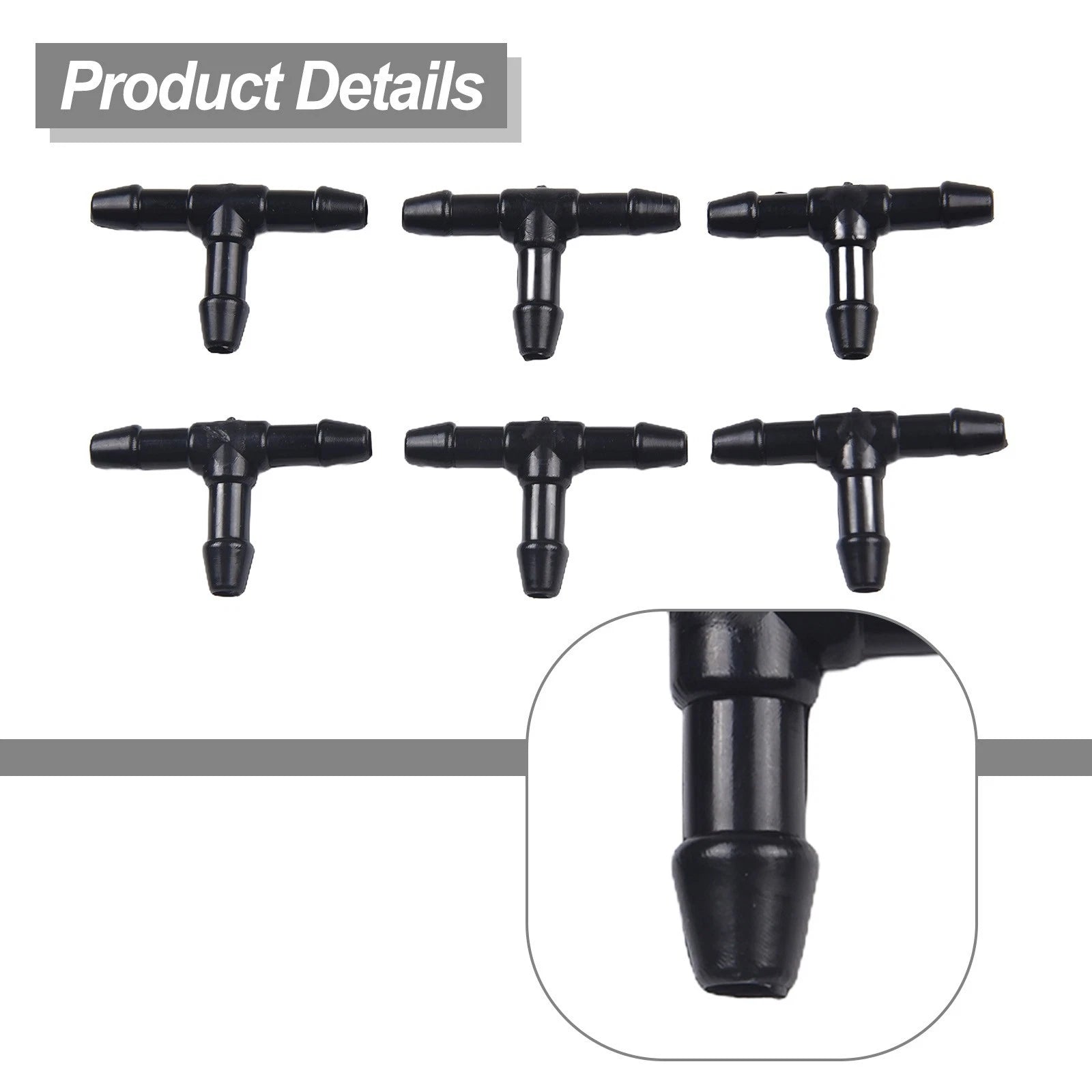 18pcs Windshield Washer Hose Connectors for Universal Applications