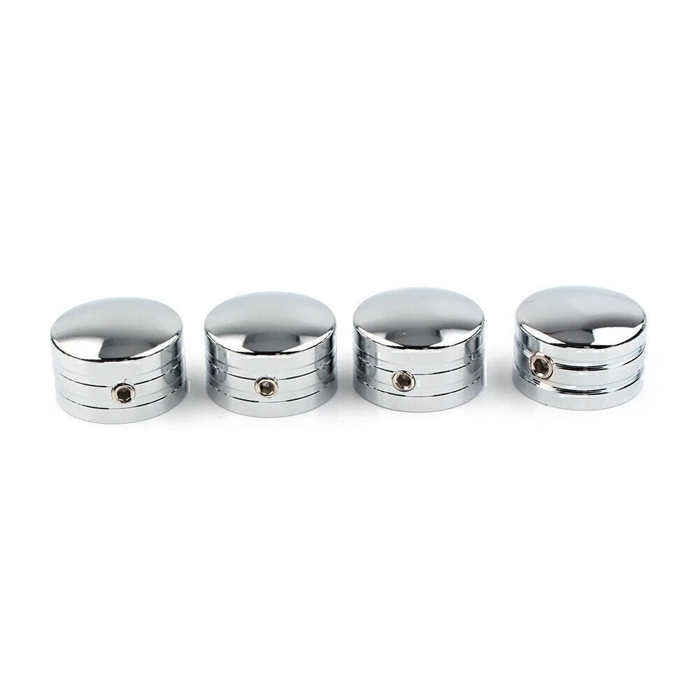 4pcs Chrome Spark Plug Head Bolt Cap Cover Plug for Harley Twin Cam 99-2017 cl
