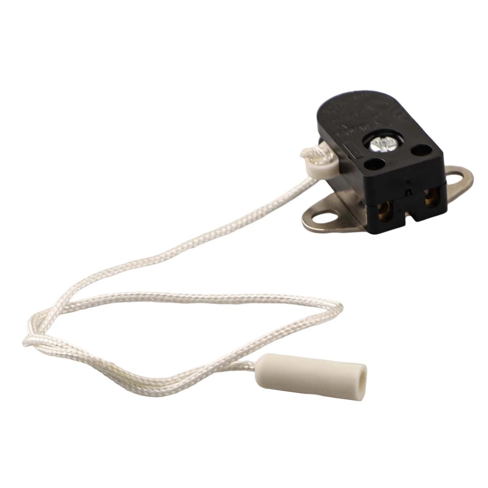 2X Compact Pull Switches with Cord for Reliable Lighting Control 250V