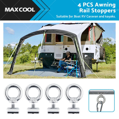 Awning Rail Stoppers for VW Caravan