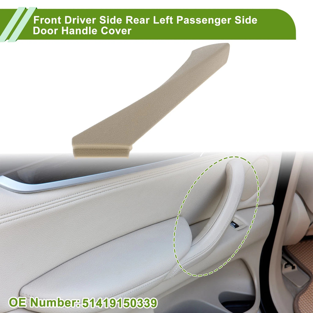Door Panel Handle Pull Trim Cover Replacement for BMW 325i E90 Sedan (2006–2006)