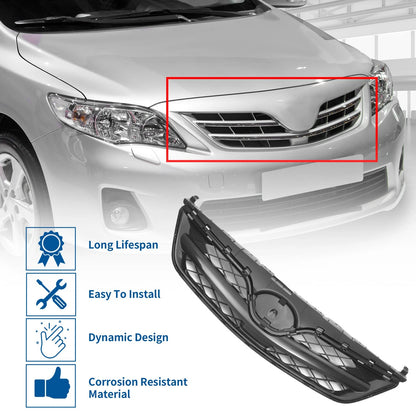 Front Hood Bumper Grille Grill for Toyota Corolla (2010–2010)