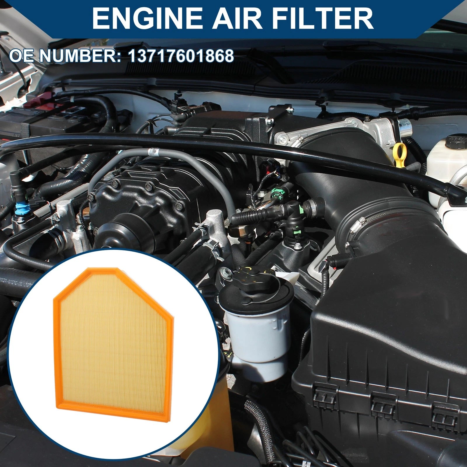 Engine Air Filter Replacement for BMW X3 sDrive28i xDrive28i (2015–2017)