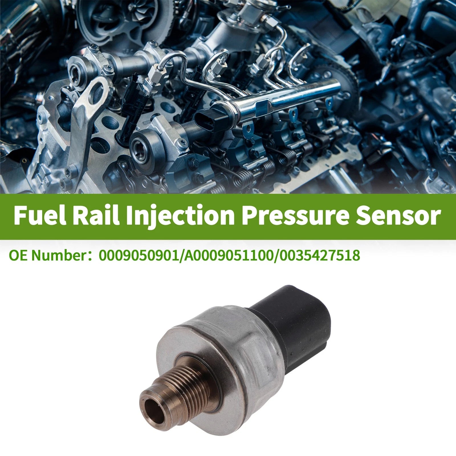 Fuel Injection Pressure Sensor OEM Replacement for Mercedes-Benz C250 (2012–2015)