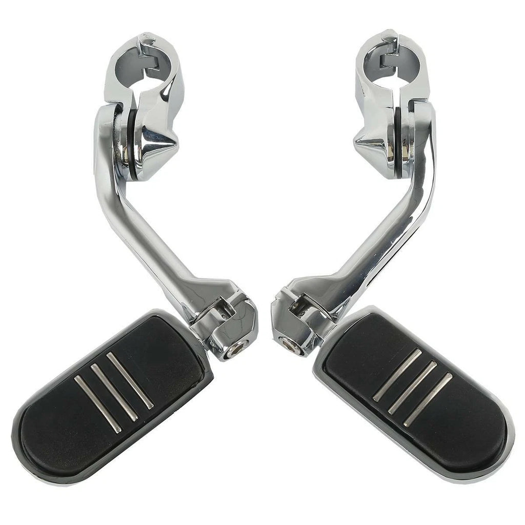 1.25" Angled Highway Engine Guard Foot Pegs for Harley Touring (US)
