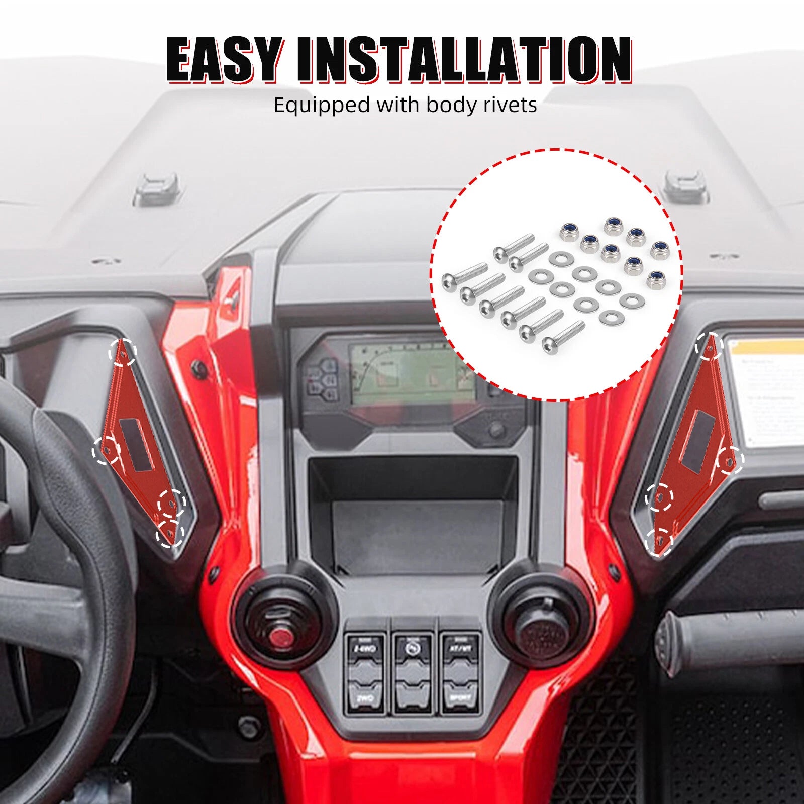 Rocker Switch Panel for Honda Talon 1000R 1000X (2019–2024)