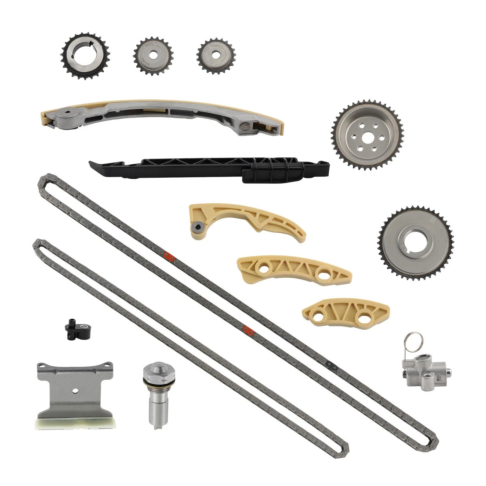 Engine Timing Chain Kit & Guide Rail for Buick Chevrolet GMC Equinox (2010–2017)