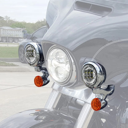 LED Fog Light Bracket for Harley Touring Road King (1994–2024)