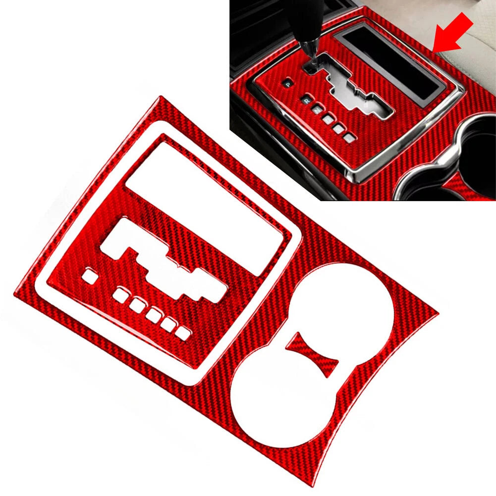 Gear Shift Panel Cover Trim for Chrysler 300, Dodge Charger (2008–2010) Red