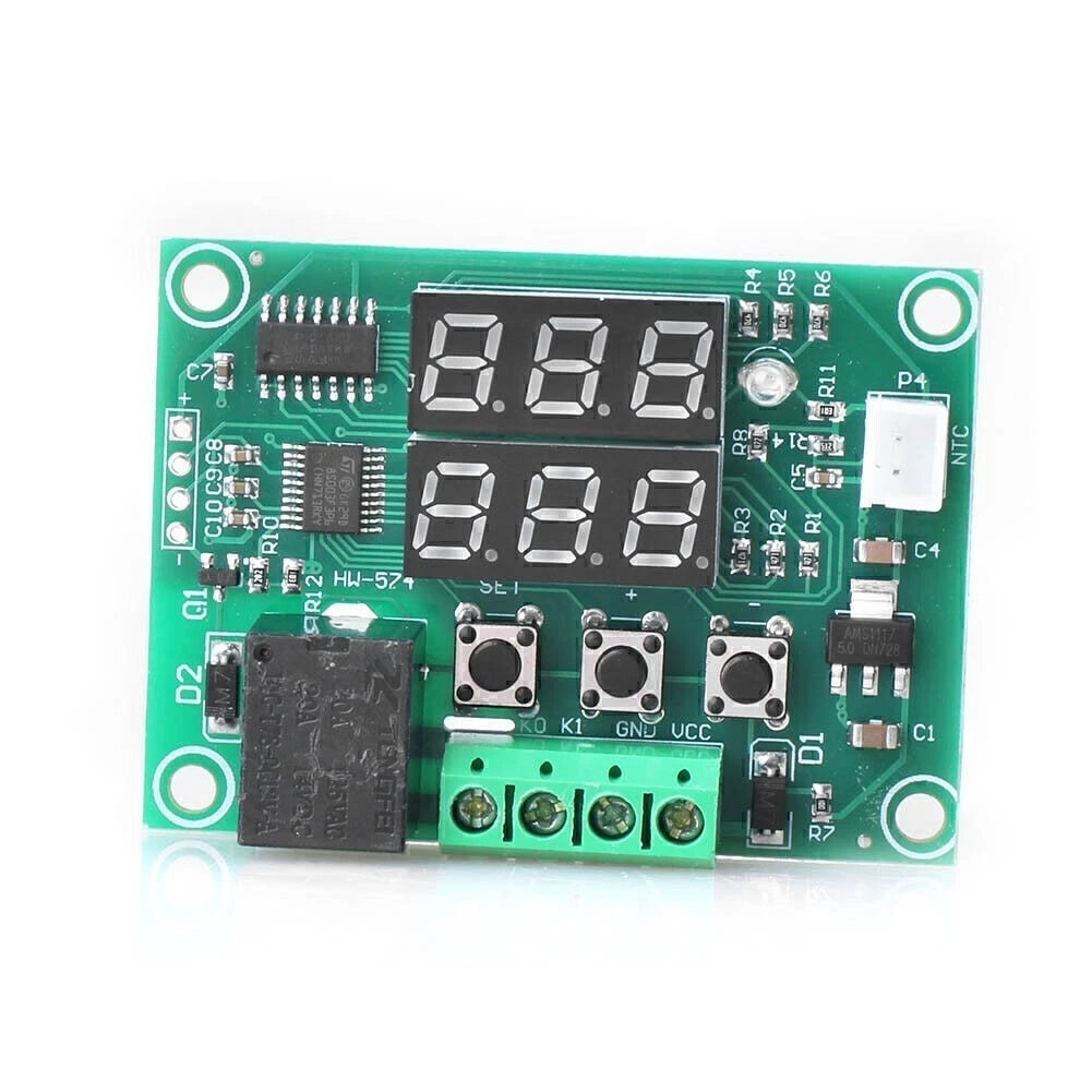 Digital Dual Display LED Timer Relay Module for Universal Applications