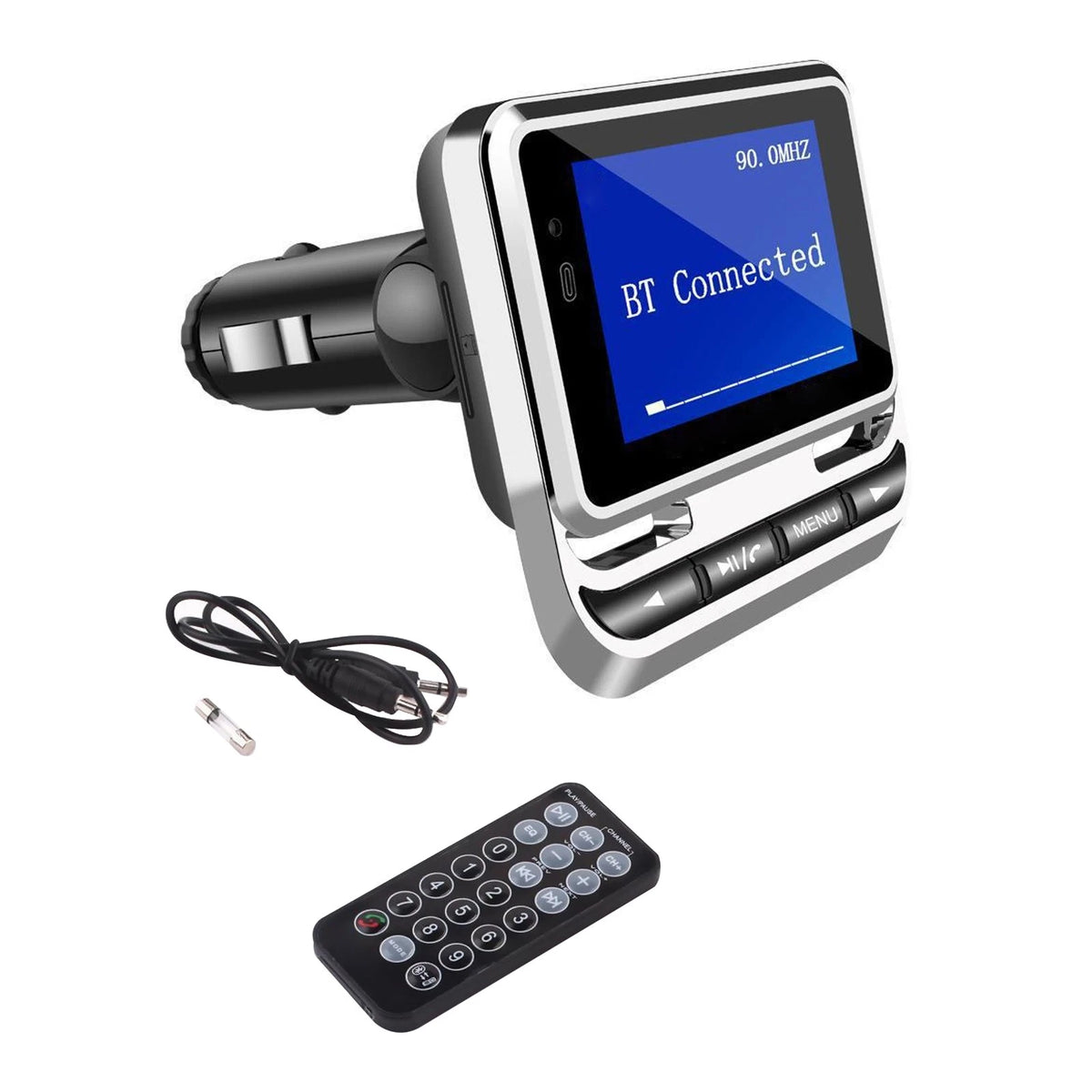 Bluetooth FM Radio Transmitter Car Adapter Charger for Universal Use