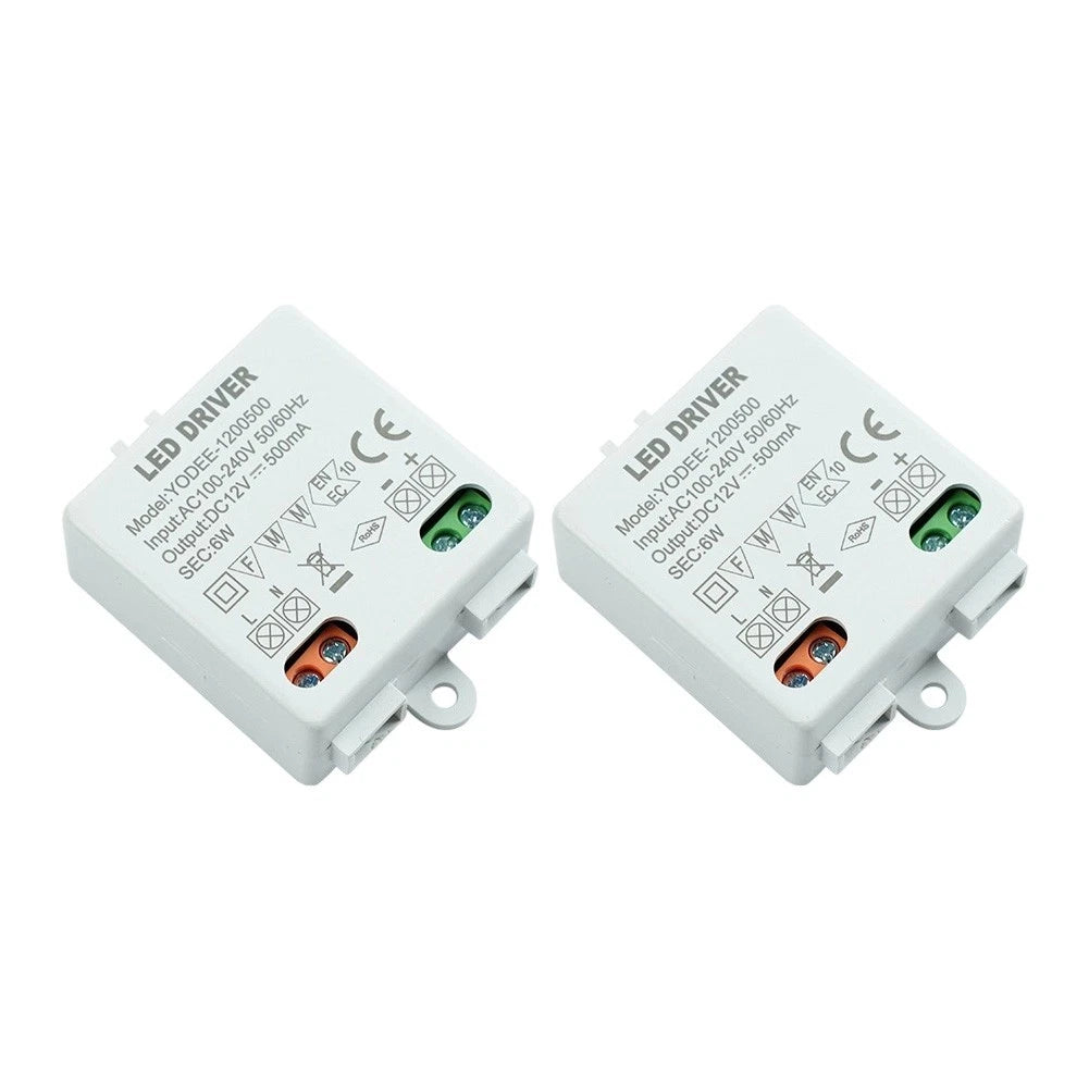 2X DC Transformer 230V AC to 12V DC for Mini Low Voltage Lighting