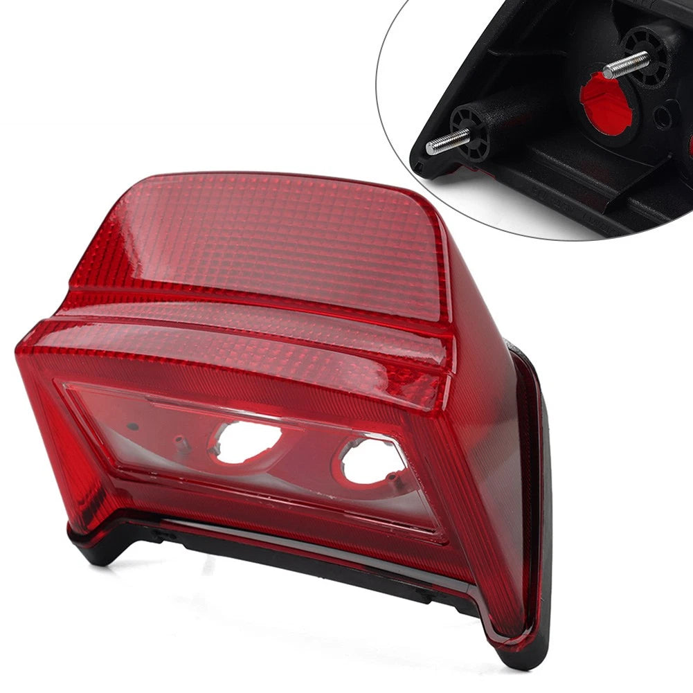 Tail Light Cover Housing for Kawasaki ZRX400 (1999–2004) - Red ABS Plastic