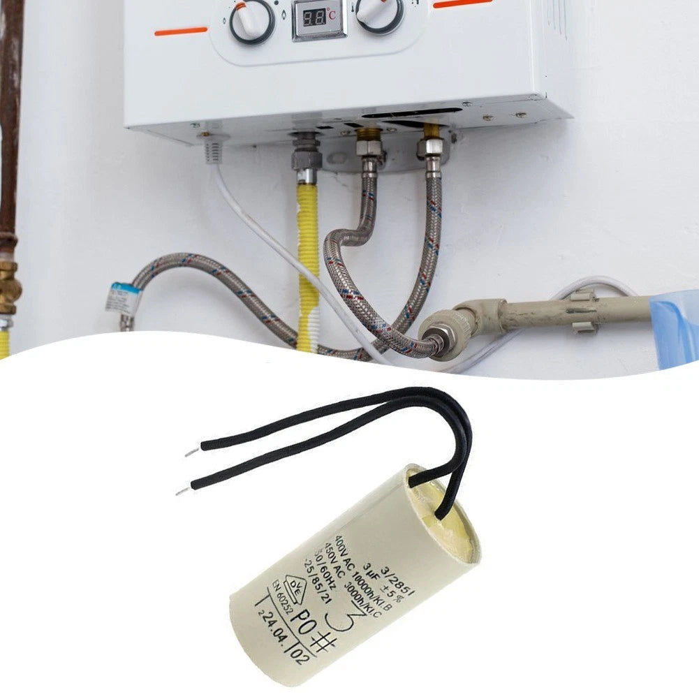 3uF Motor Capacitor for Water Pumps (Improved Power Factor)