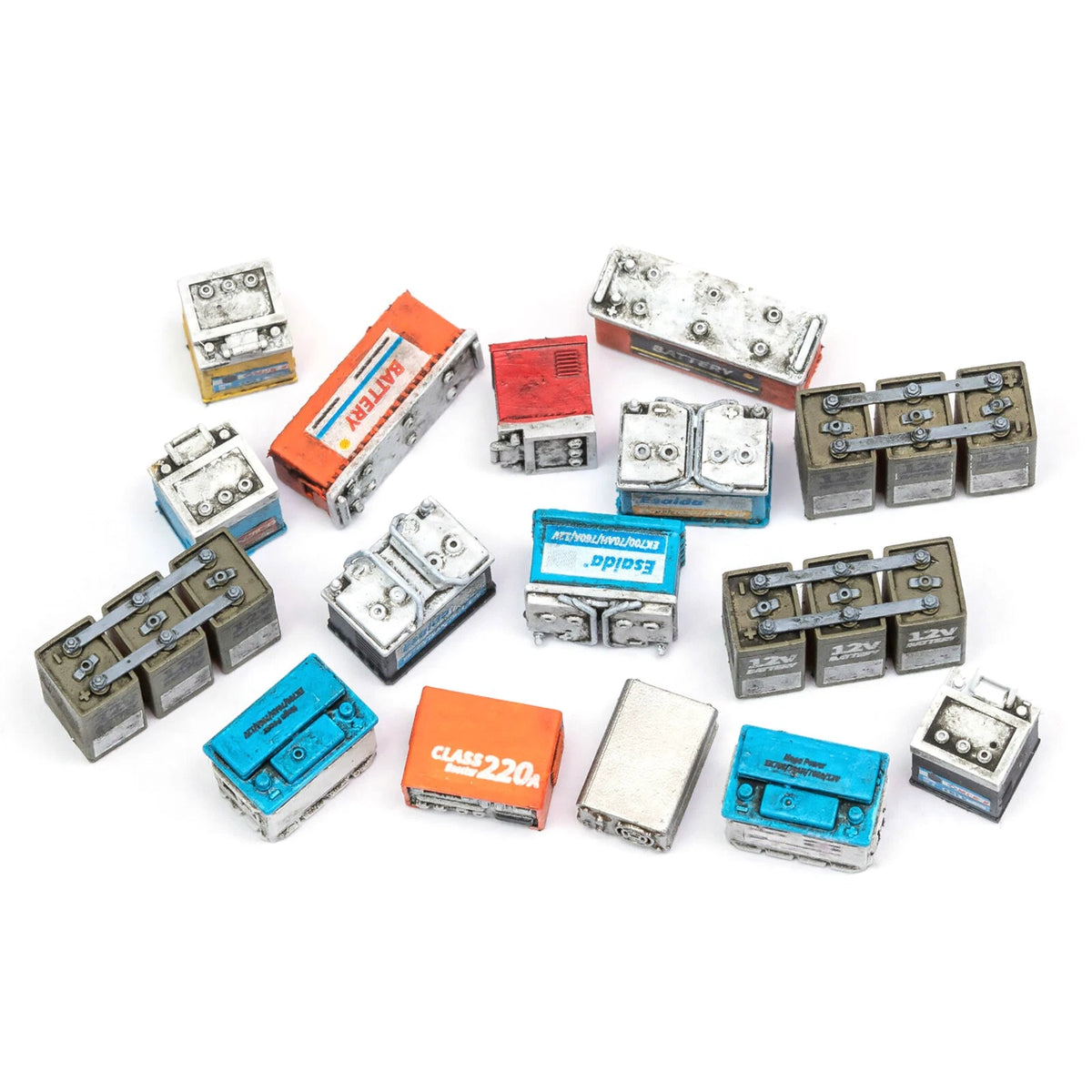1/35 Scale Model Batteries & Stickers Decoration Kit