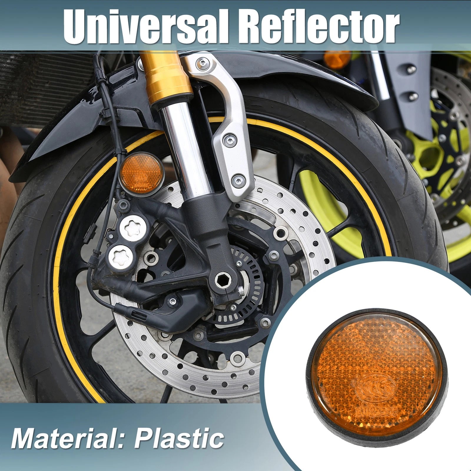 Safety Spoke Reflectors with Screws Kit for Motorcycle Bicycle (Universal)