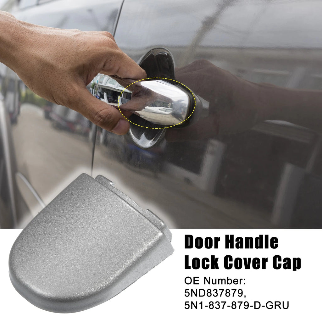 Exterior Door Handle Lock Cap Front Left Right for VW Beetle Jetta (2005–2018)