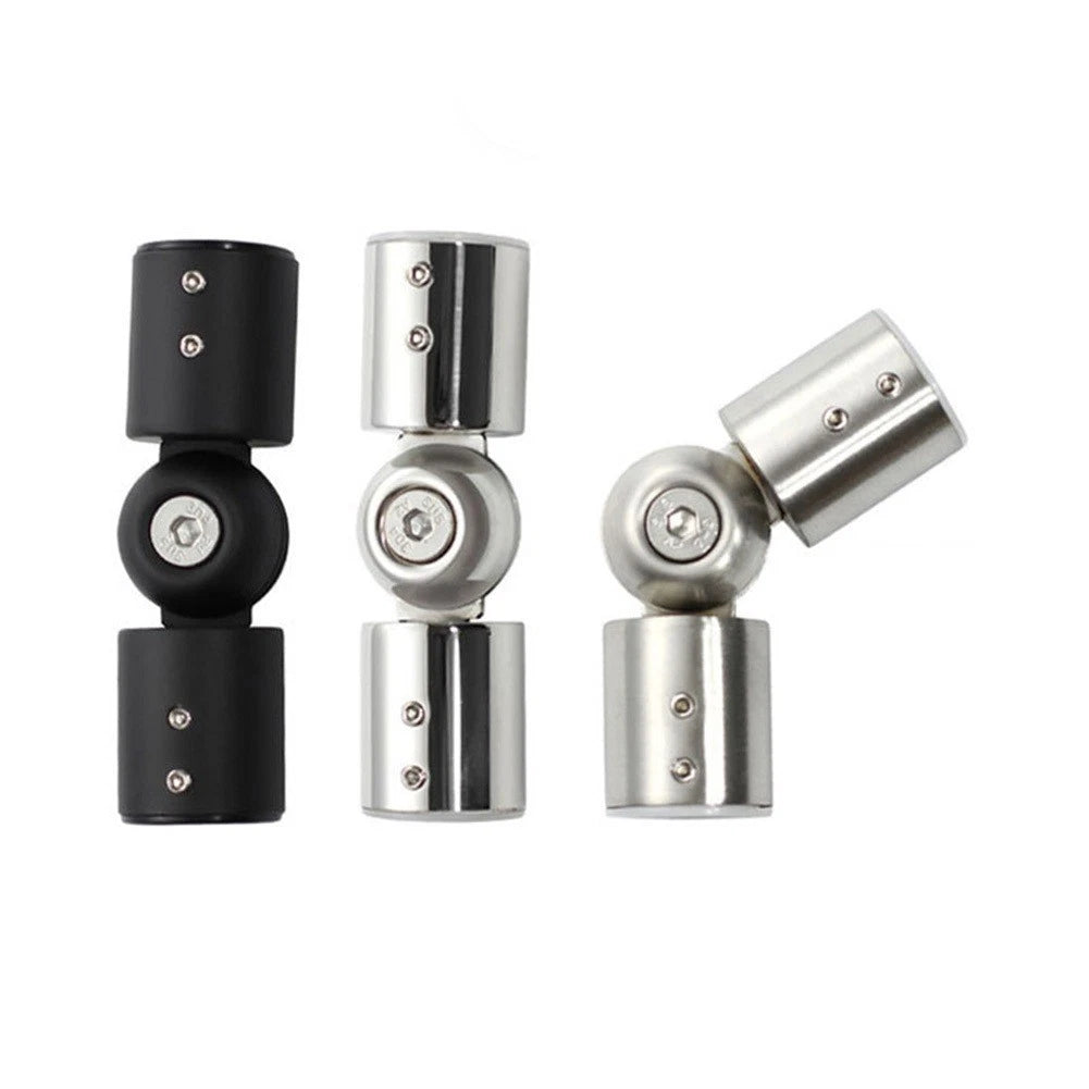 Adjustable 304 Stainless Steel Connector for Corner & Bay Window Rods