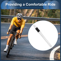 Seat Post Set 25.4x350mm Replacement Shock Absorbing for Bike Saddle (All)