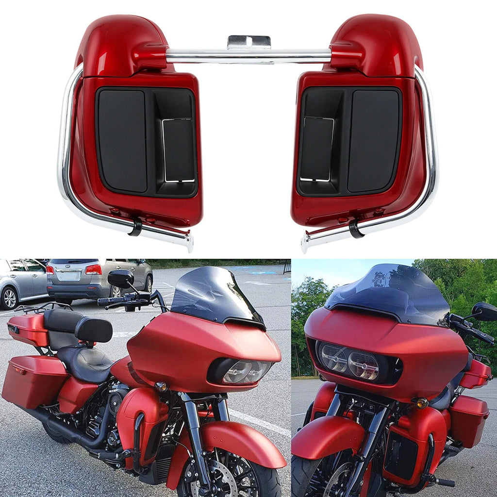 Lower Vented Fairings Engine Guard Crash Bar for Harley Road Glide (2014–2023)