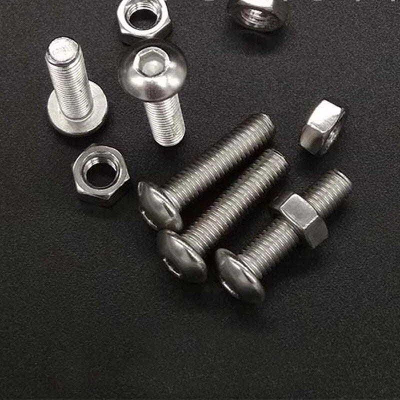 500PCS Hex Socket Head Bolts Screws Nut Assorted Kit for Automotive Use