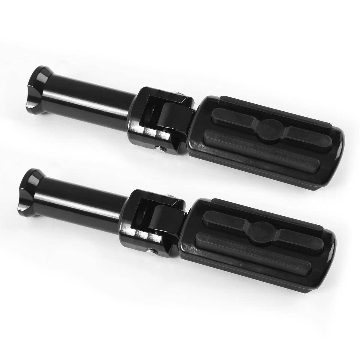 Black Rear Footpegs Bracket for Harley Softail Deluxe Fat Boy (2018–2025)