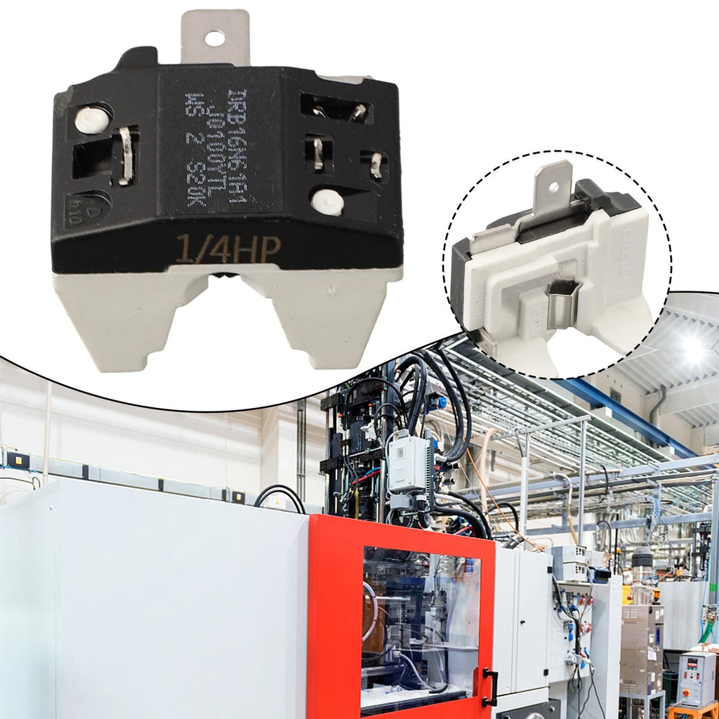 Refrigerator Overload Switch Relay for Freezer 110/220V (1/2-1/6HP)